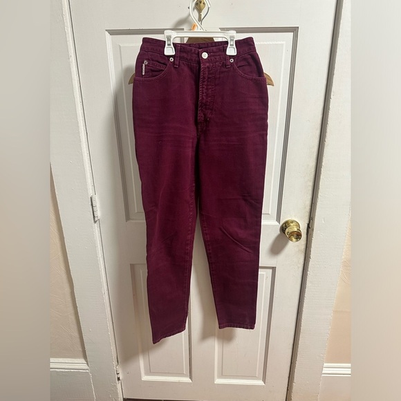 Bongo By Gene Montesano High Waist Burgundy
Denim Sz 5 - Picture 5 of 10